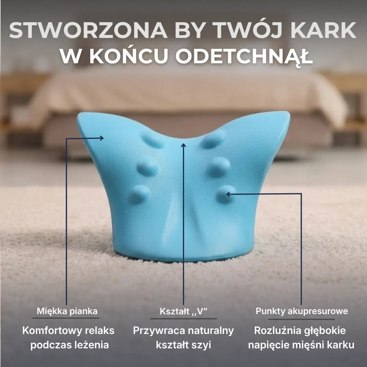 Nexi™ | Poduszka trakcyjna na napięcie i ból karku