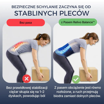Relivo Balance™ | Stabilizujący pas ledźwiowy