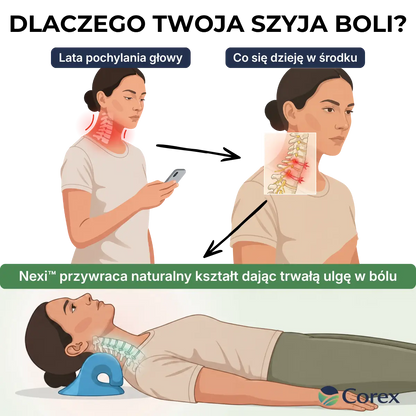 Nexi™ | Poduszka trakcyjna na napięcie i ból karku
